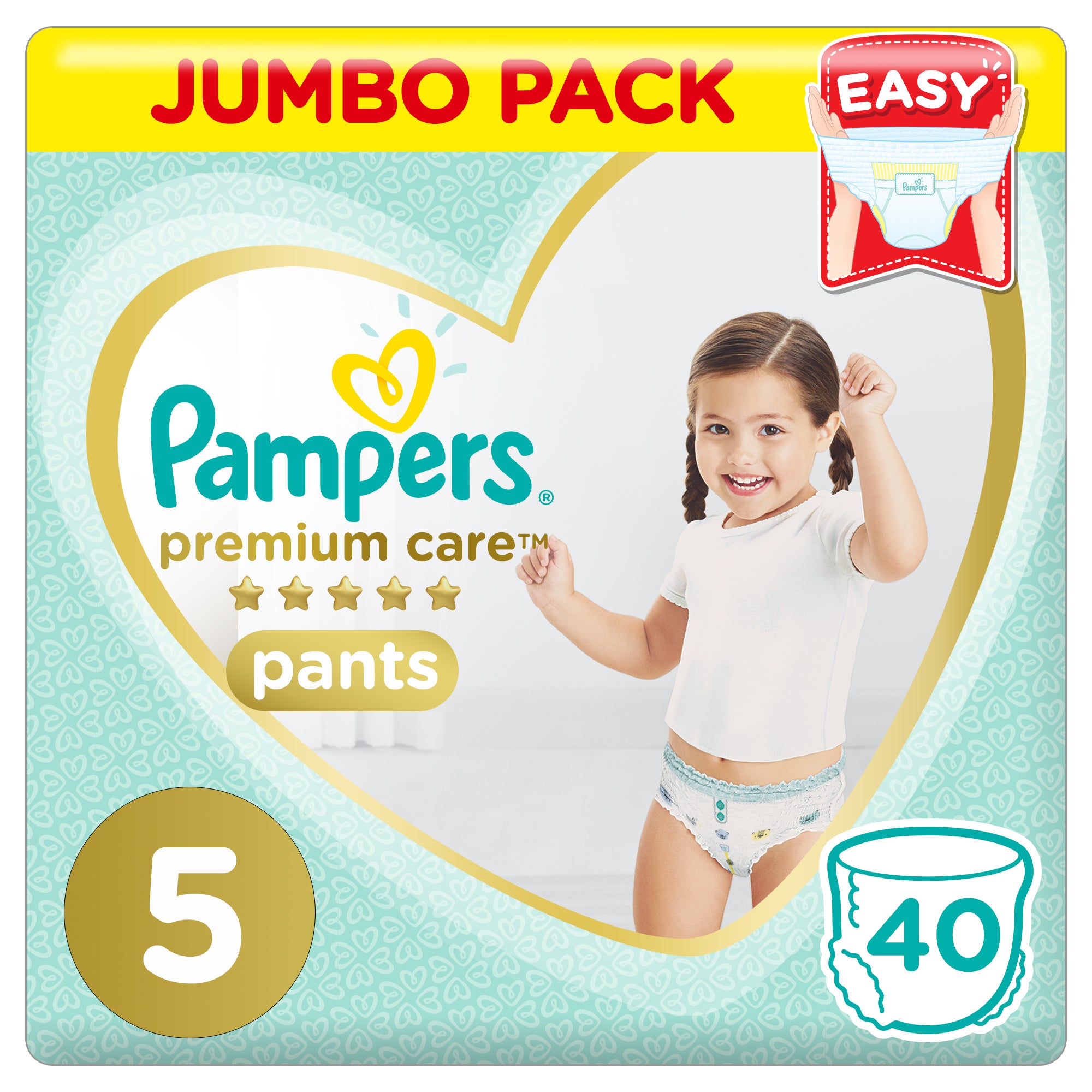 pampers premium care 2 białe a zielone opakowanie