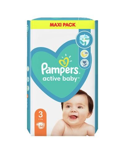 pampers active baby pieluchy rozmiar 4 maxi mounth opack