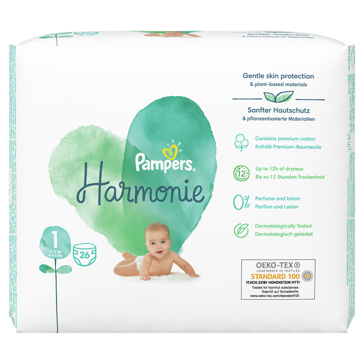 pampers sensitive chusteczki nawilżane sensitiv 6x56 szt