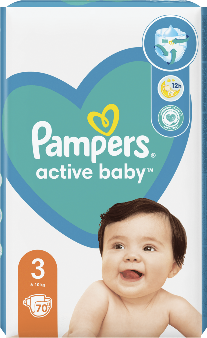 pampers avtive baby4 90szt