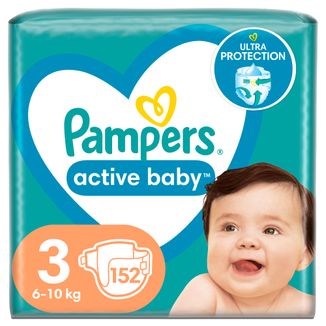 pampers pieluchy active baby 3 midi 174 szt