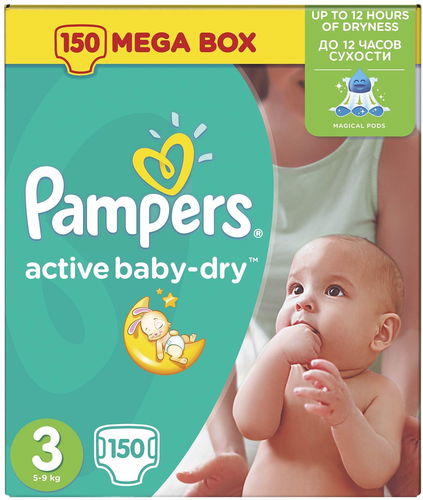 cena pampers active baby-dry 4