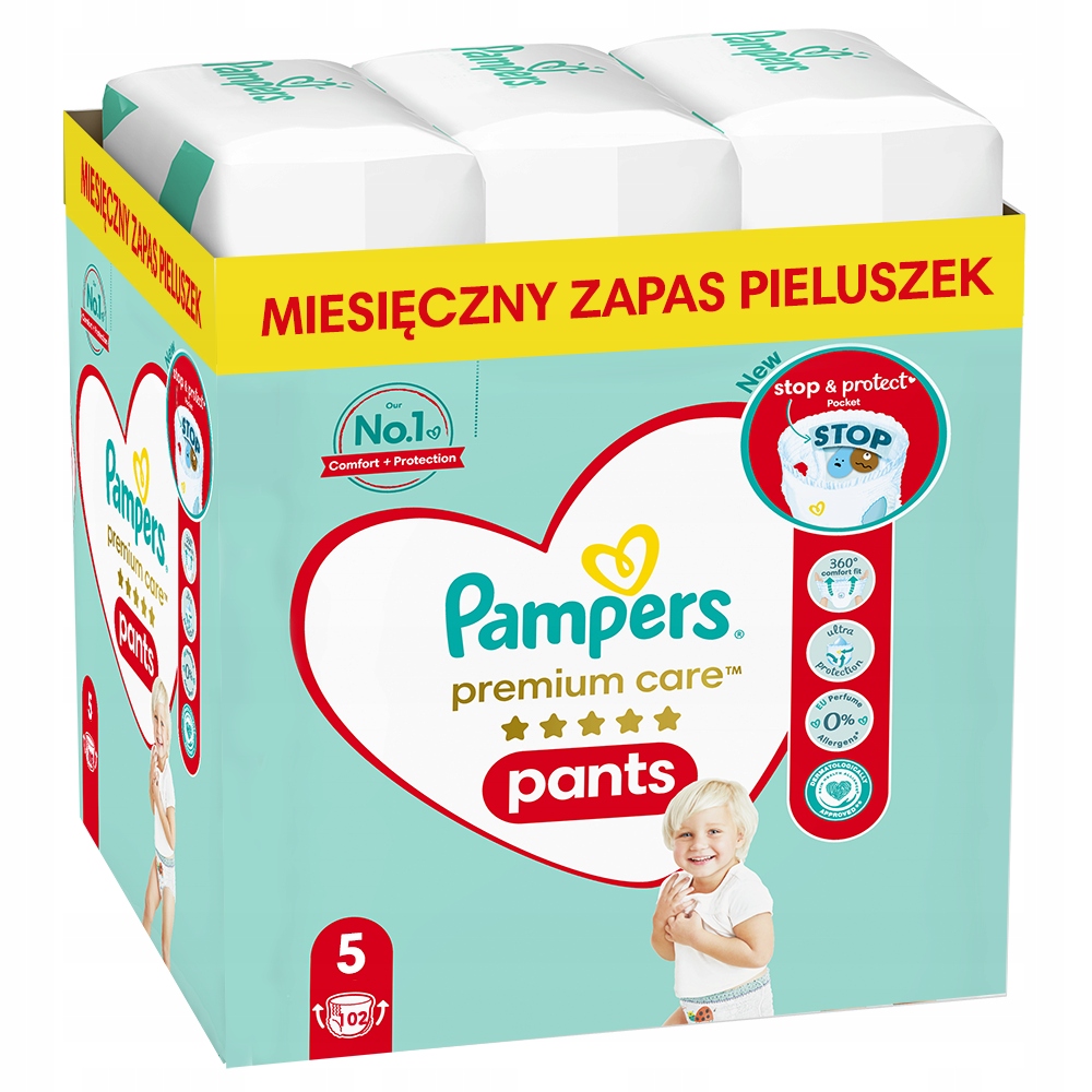 pampers new baby 2 premium protection