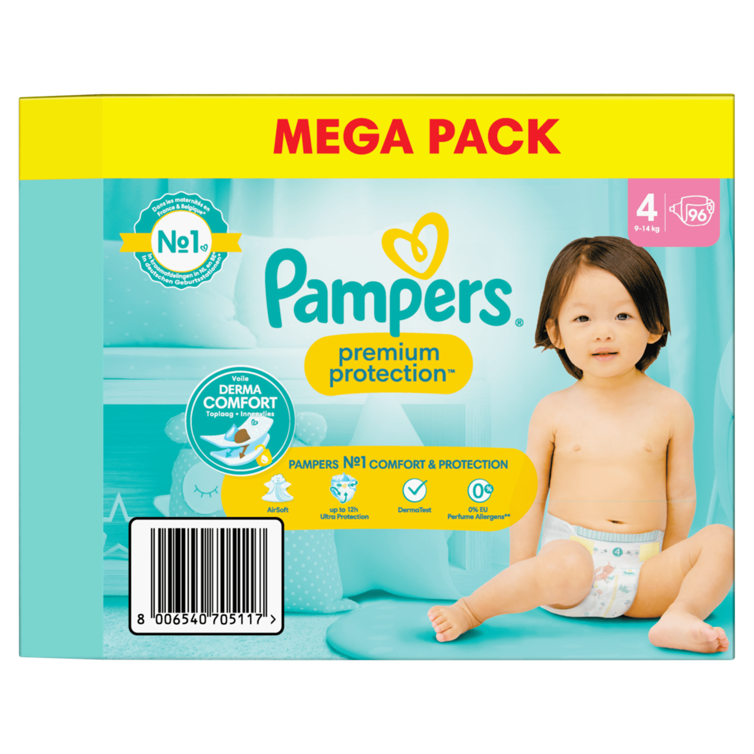 pampers 50szt