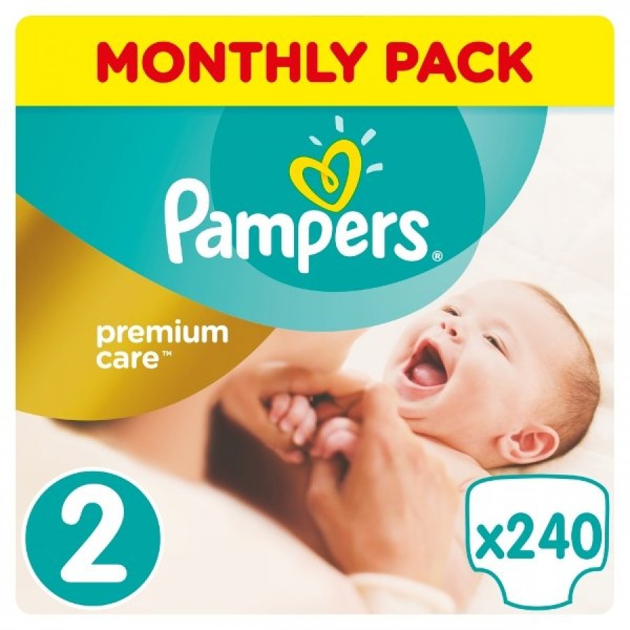 pampers premium care 2 240 sztuk