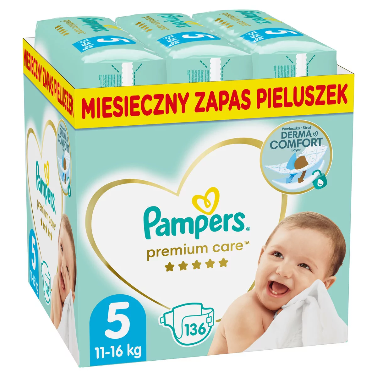 miesięczny zapas pampers