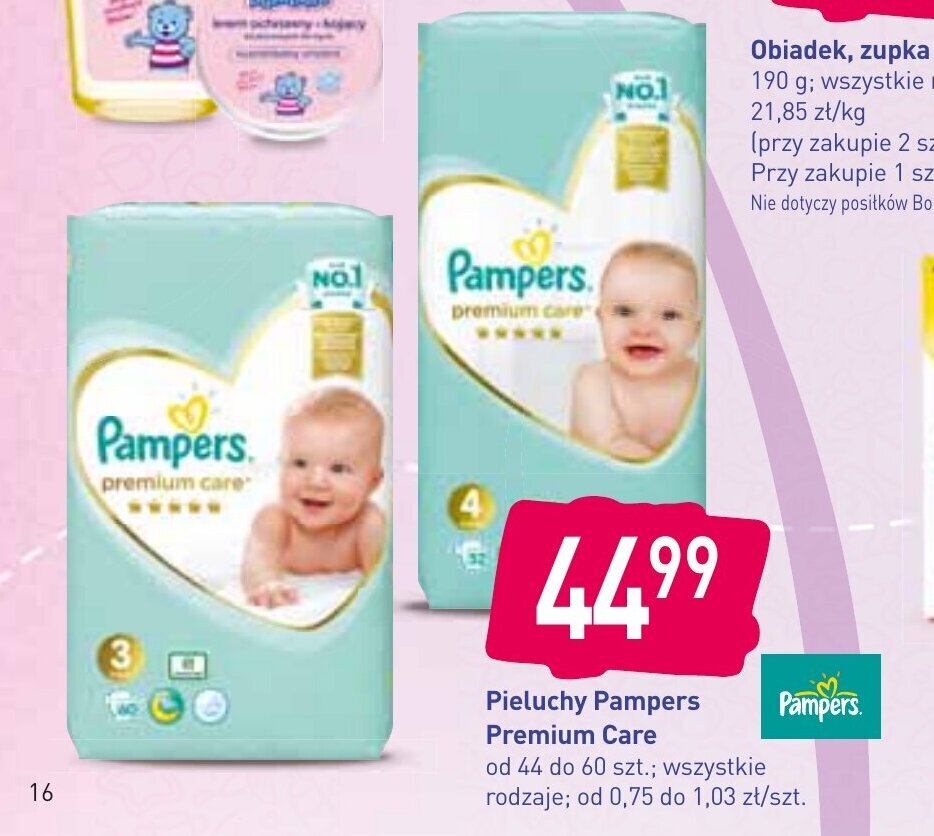 aktualne promocja na pampers premium care