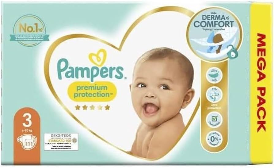 pampers pants premium care pasek z klejem