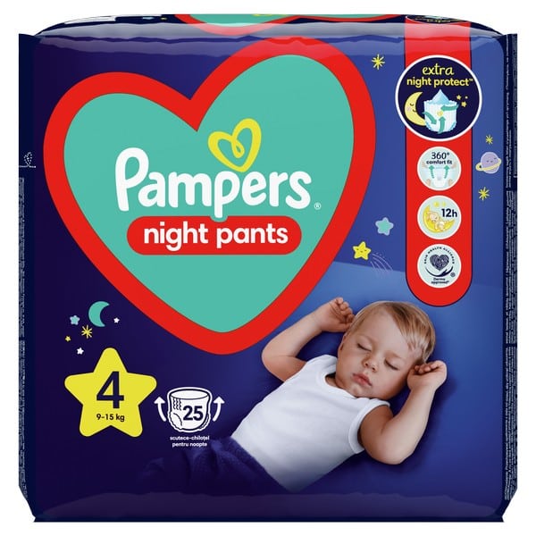 pampers niebieskie pudełko