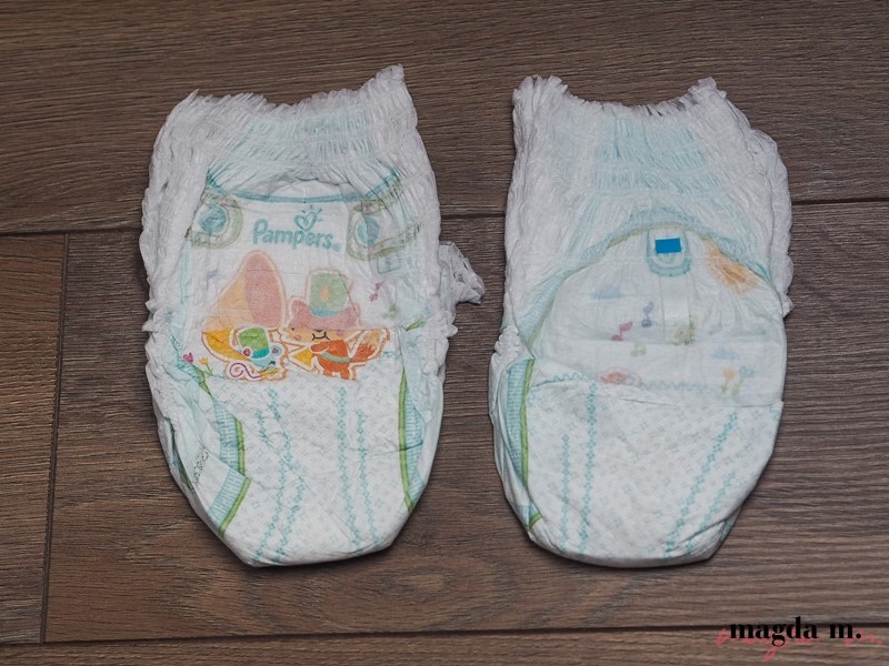 pampers flat diaper