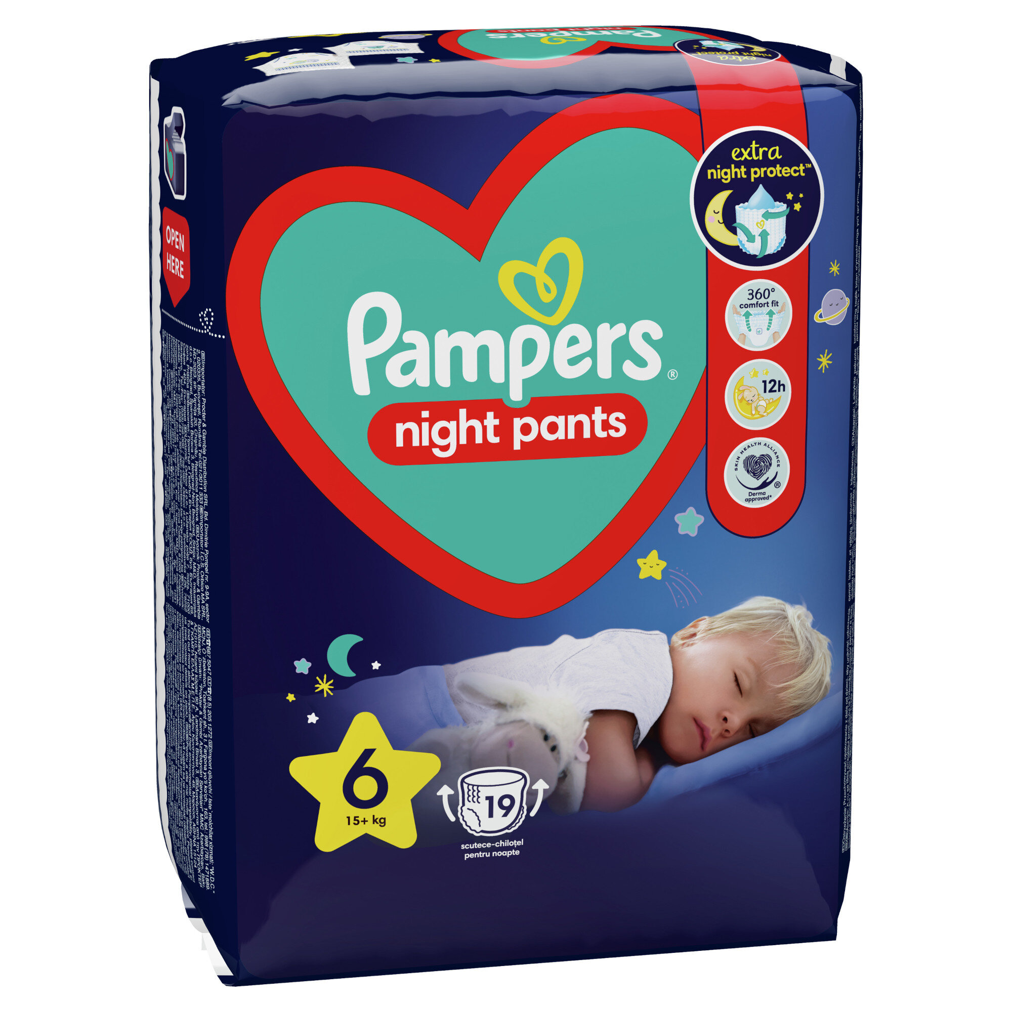 pampers chustecki dla niemolwta 56 sztuk