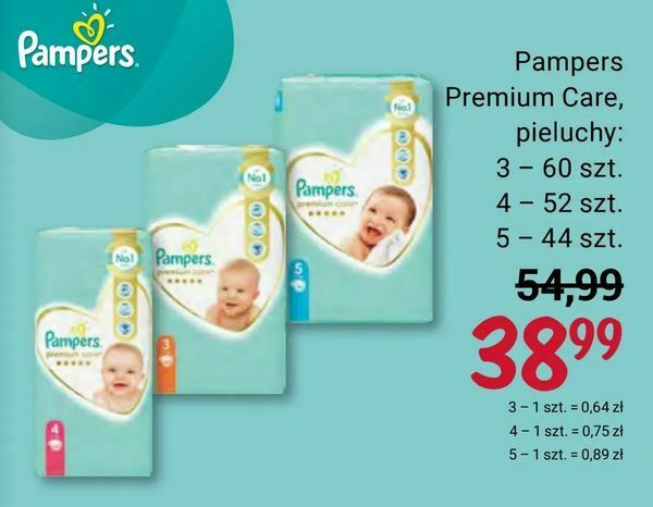 pampers w pudełku