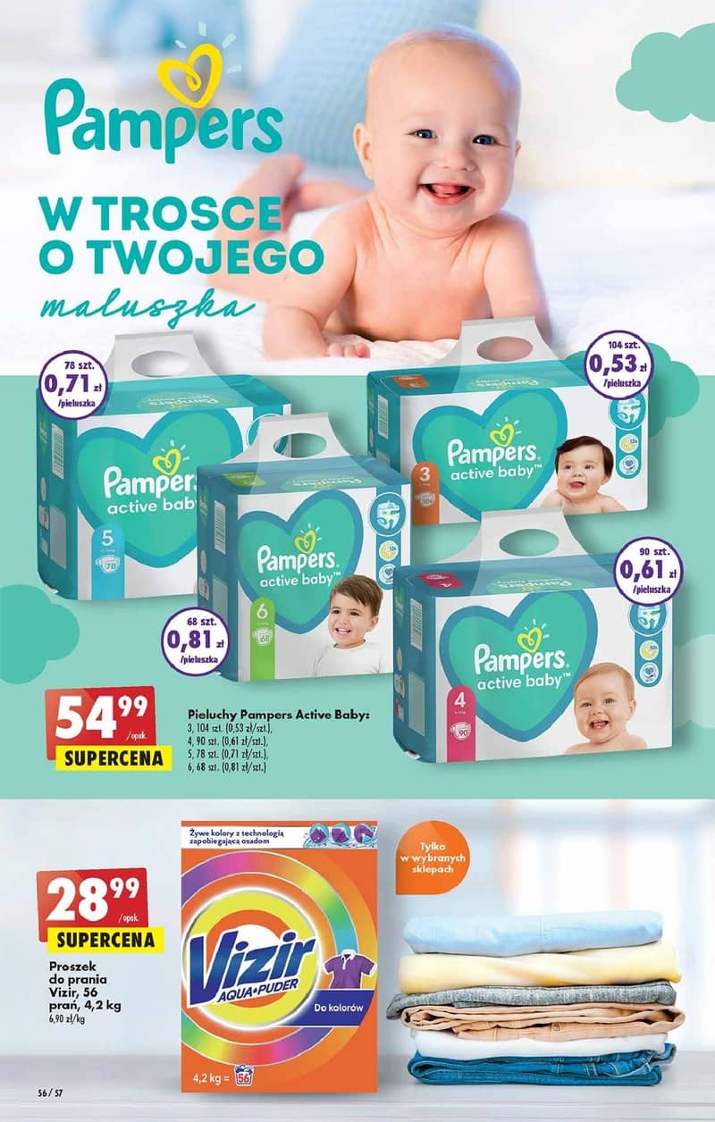 promocja pieluchy pampers