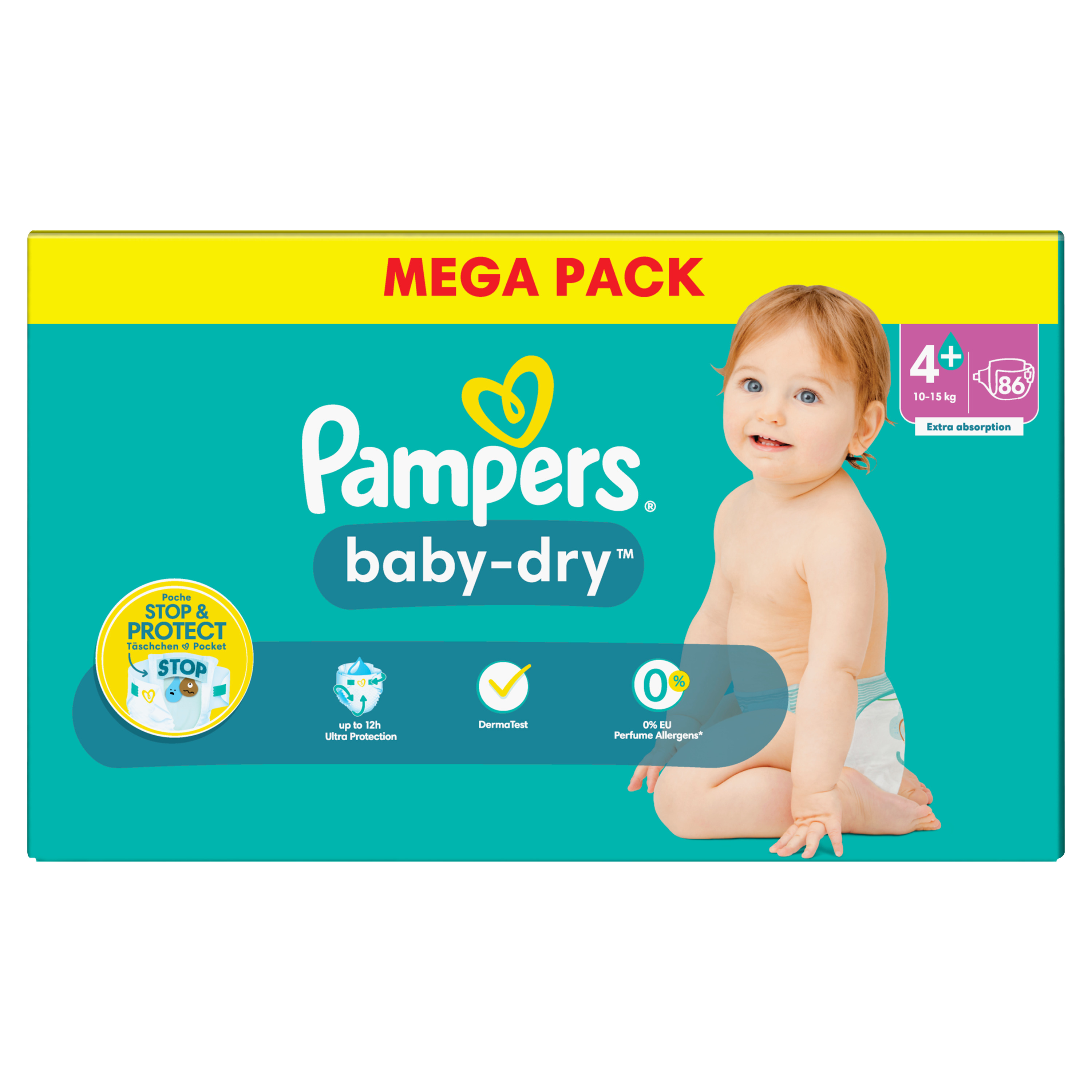 pampers pants pieluchomajtki 4 9-15 kg 52 szt