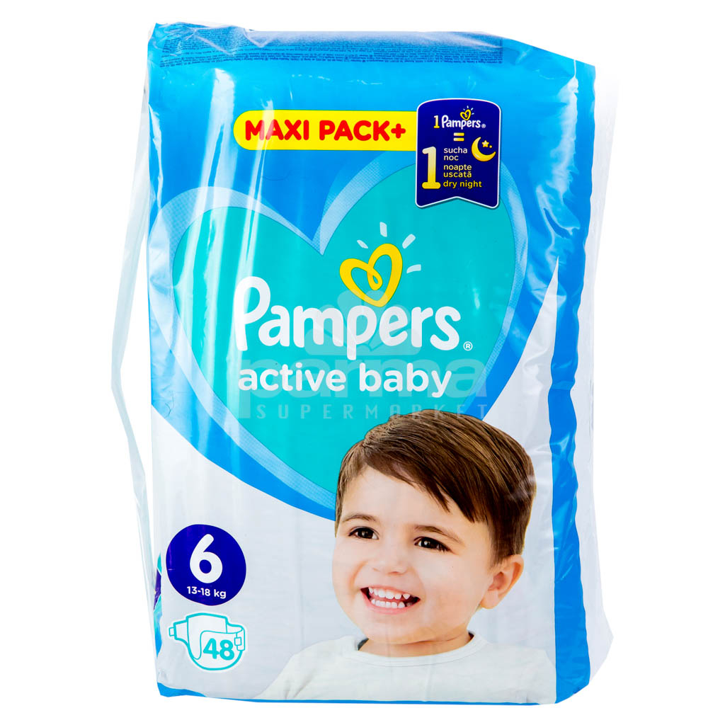 pampers active babbay biedronka 4