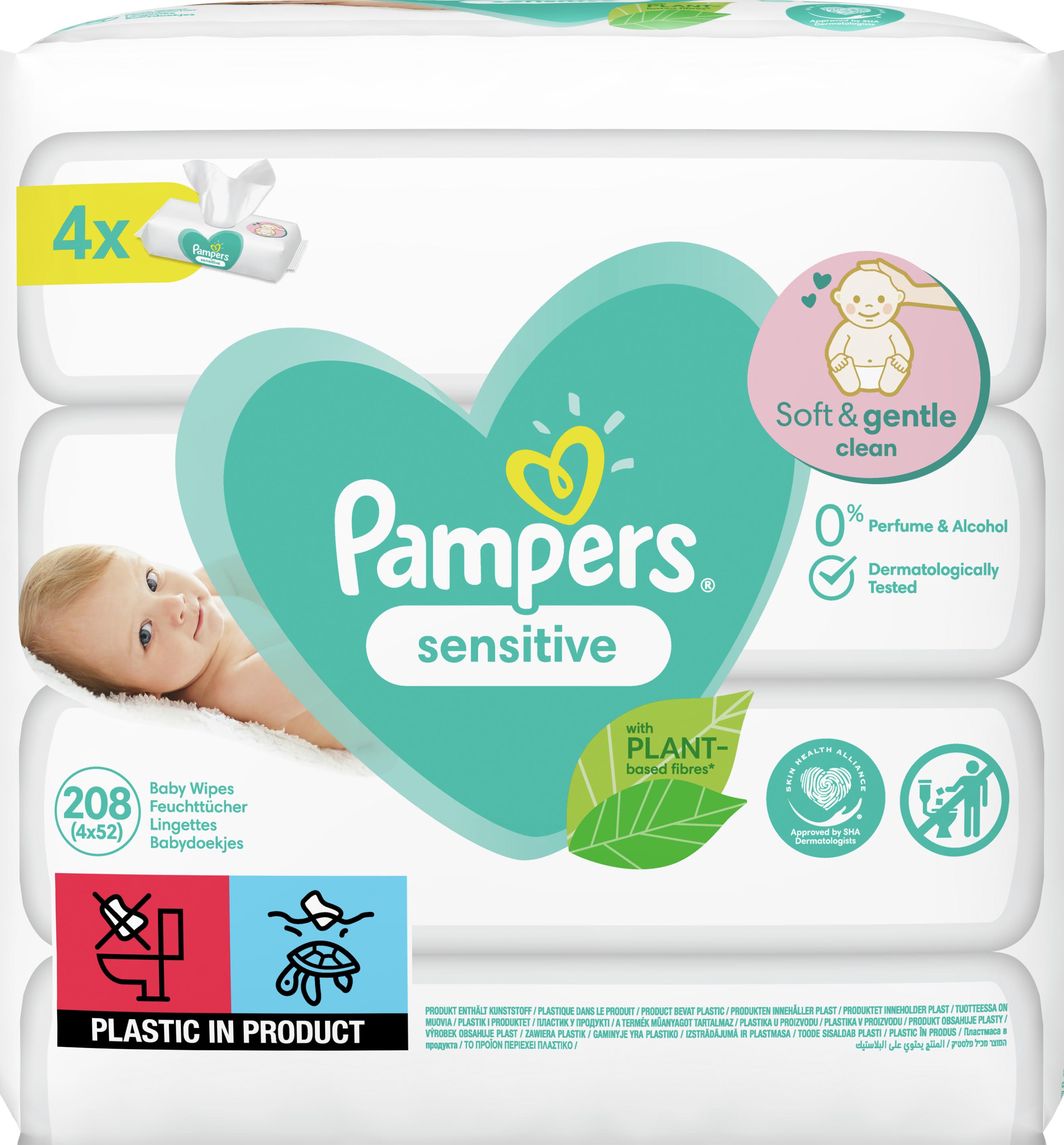 pampers new baby-dry 1 new born 2-5kg 43szt pieluszki jednorazo