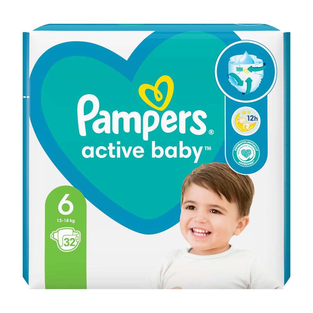 pampers 74 szt active baby 2