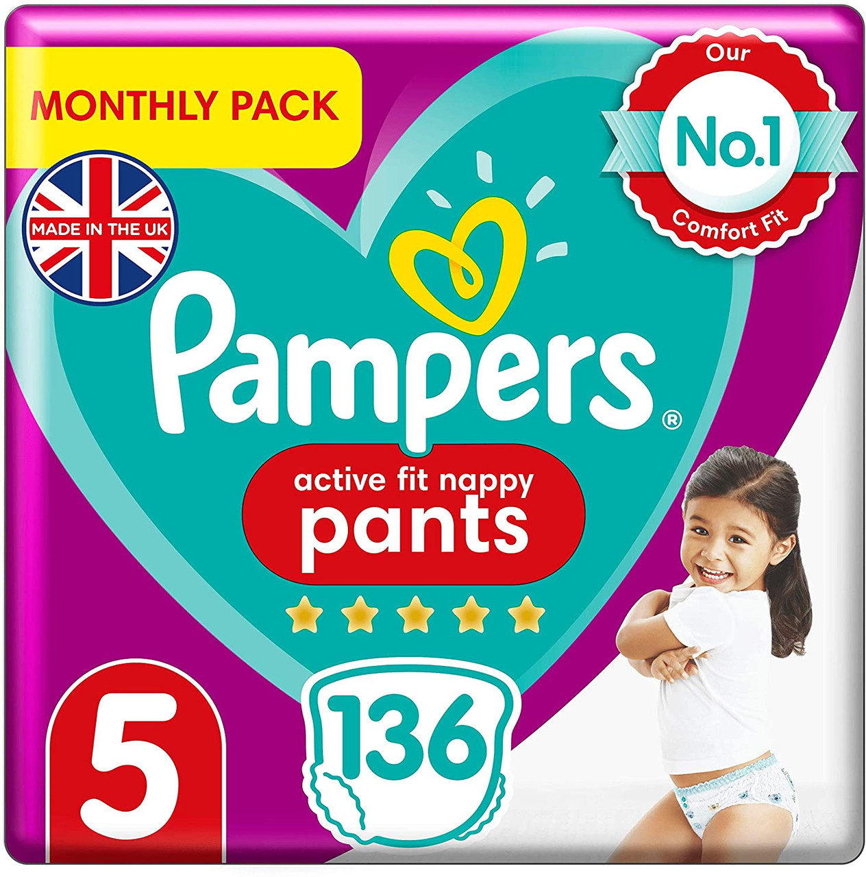 pieluchomajtki pampers 5 allegro