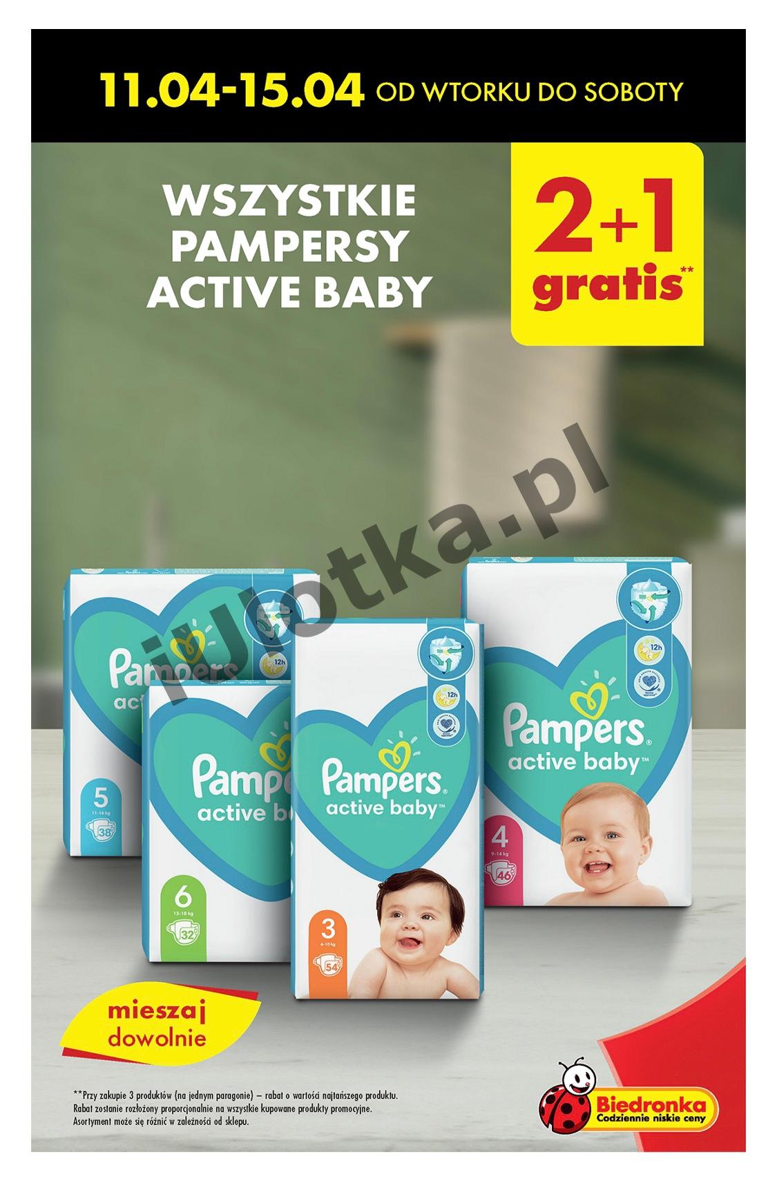 pampers pieluchy allegro