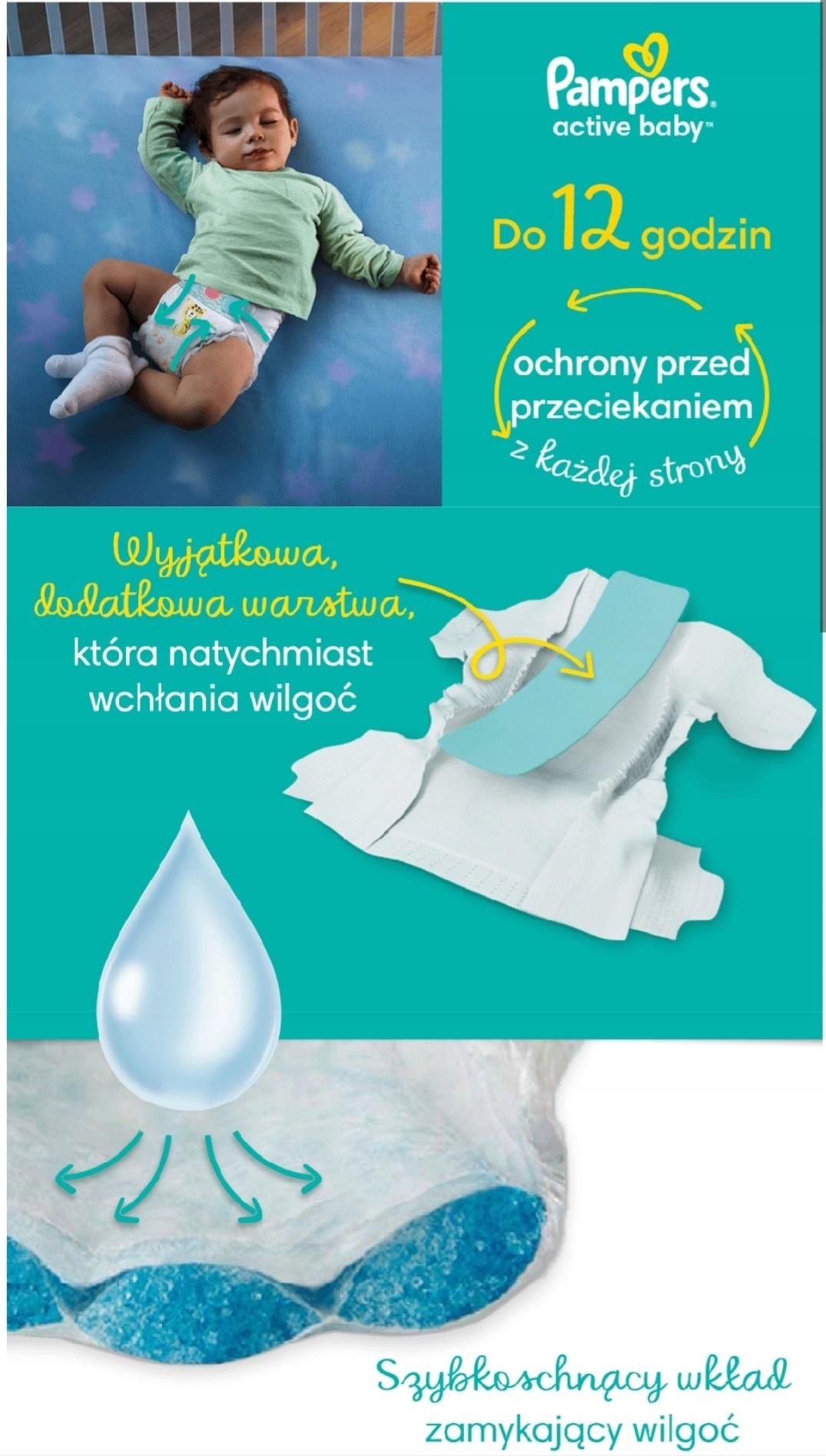 pieluchy pampers pants 4 52 szt