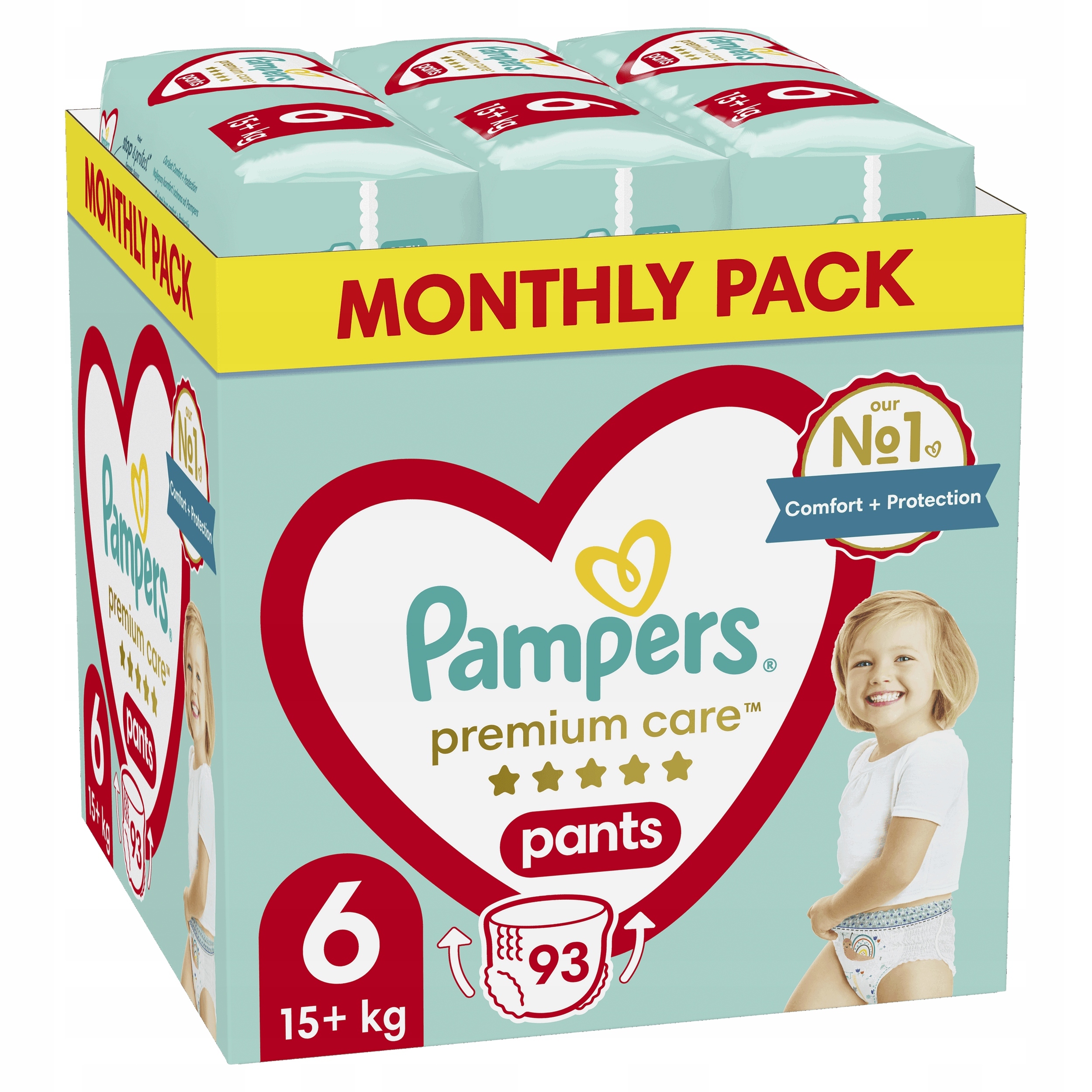 pampers pomarańczowe 4