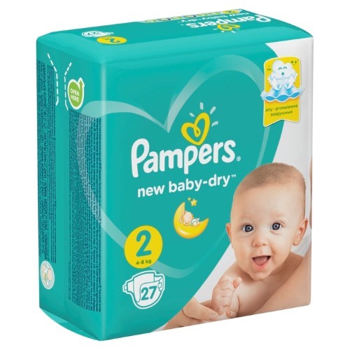 pampers new baby-dry pieluchy 2 mini 100 sztuk rosmann