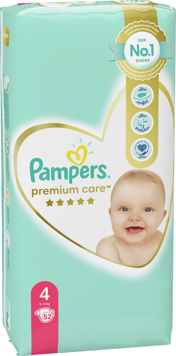 pampers w doniczce z kwiatkiem