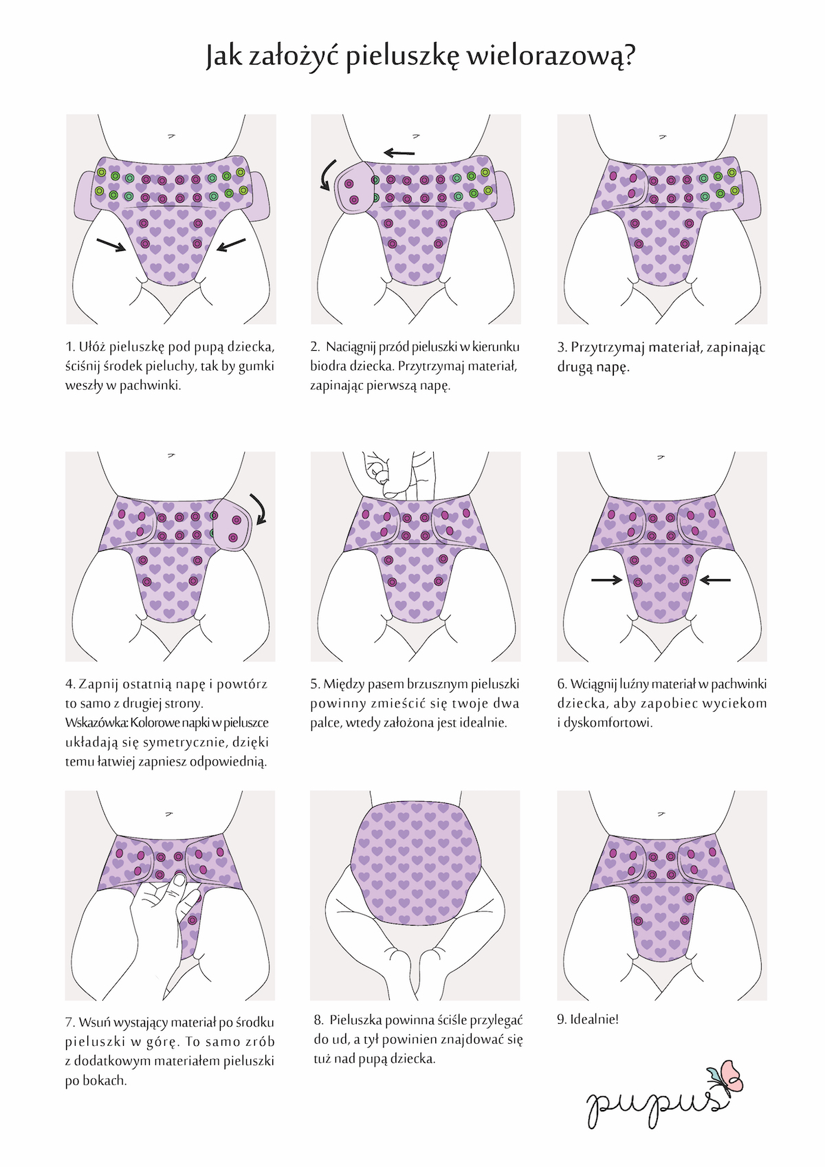 dobierz pieluchę pampers