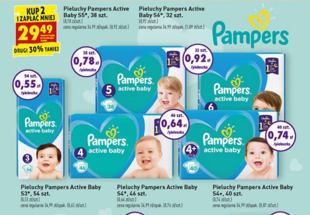 pieluchomajtki pampers 5 ceneo