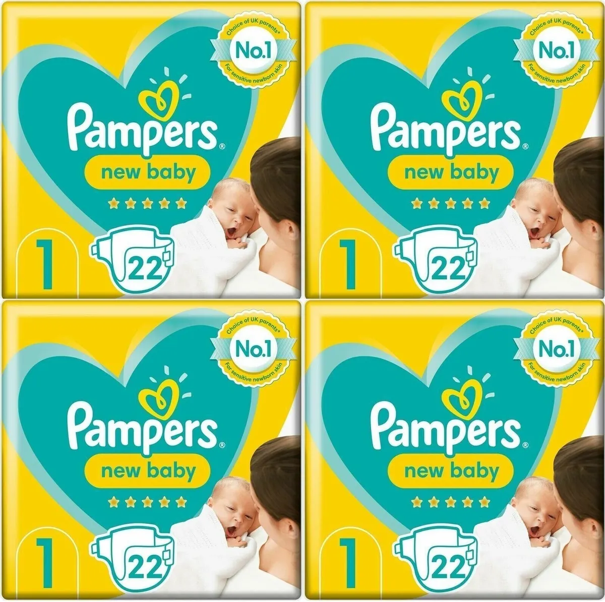 pieluchy pampers new baby dry 1 newborn 2-5 kg 43