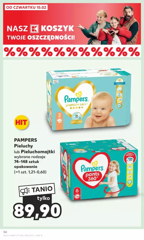 pampers pieluchy 4 sleep & play 50 sztuk