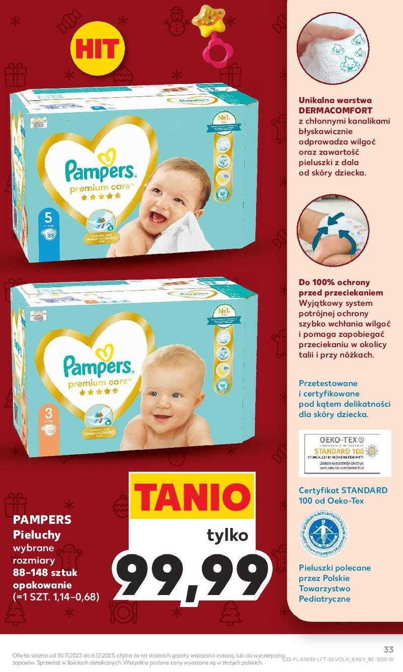 pieluchy pampers lidl promocja