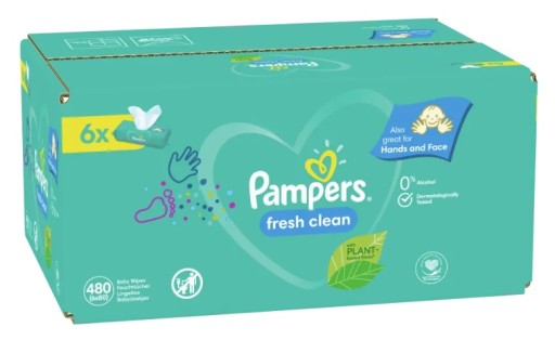 pampers dziecko wielkości owoca