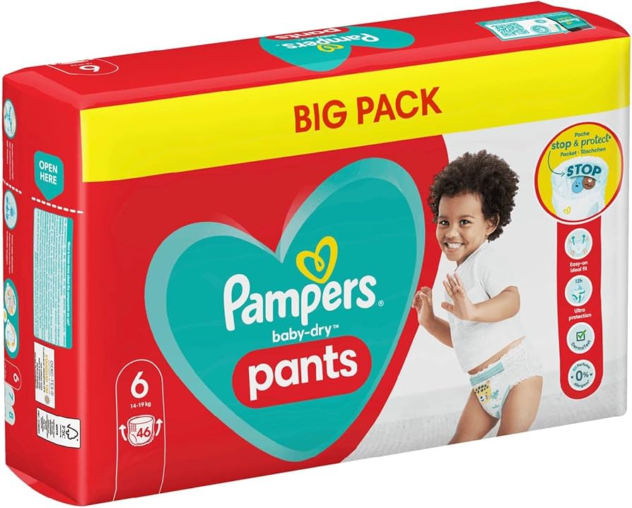 monthly pack pampers transparent