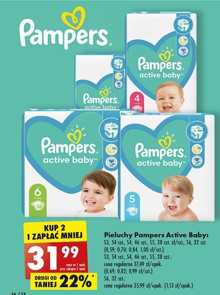 pampers 18 zl promocja