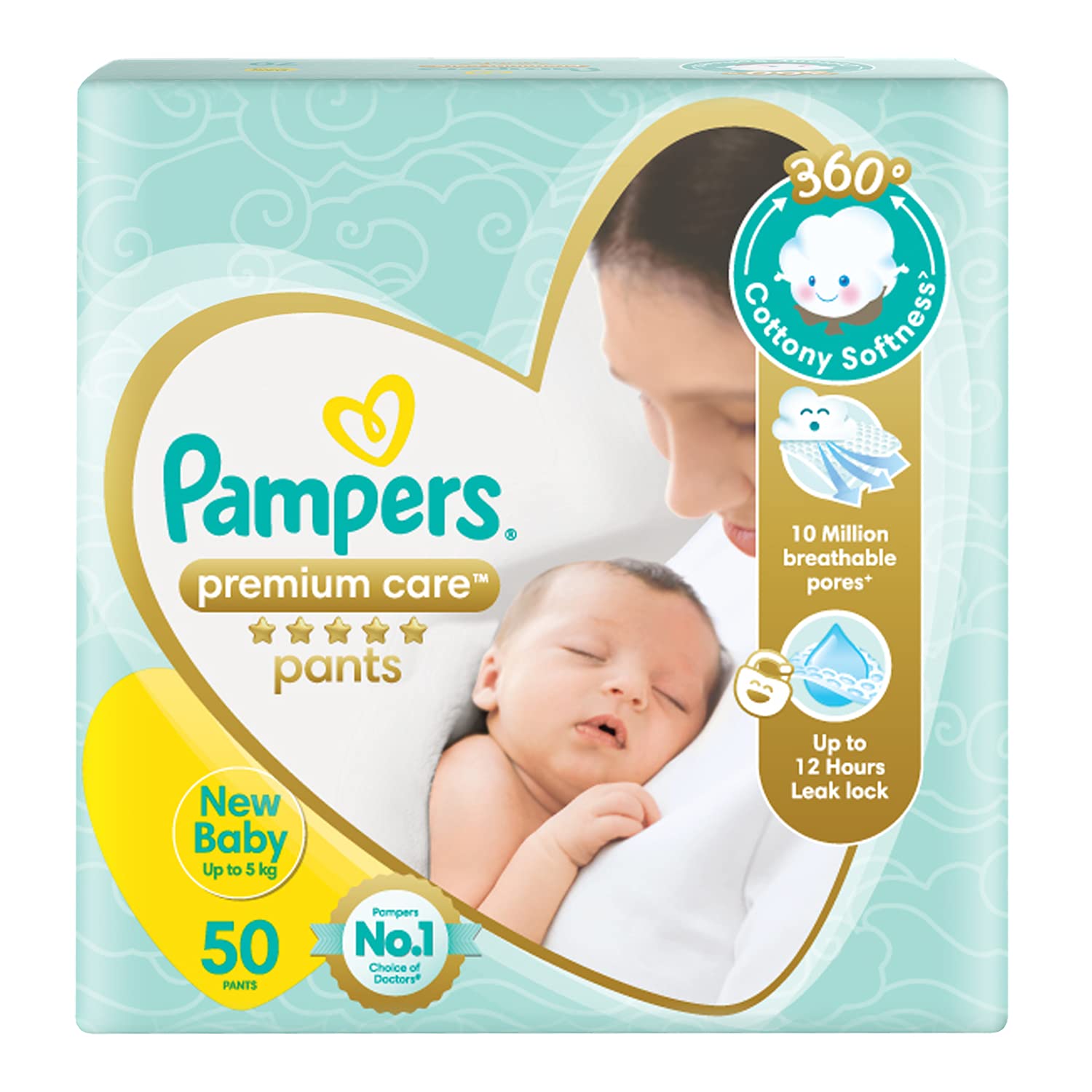 pampers premium new baby dry