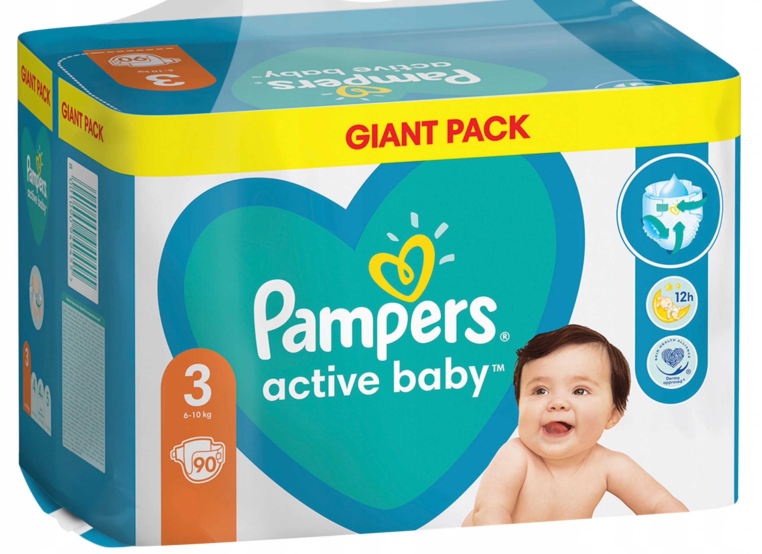 pampers 228 szt