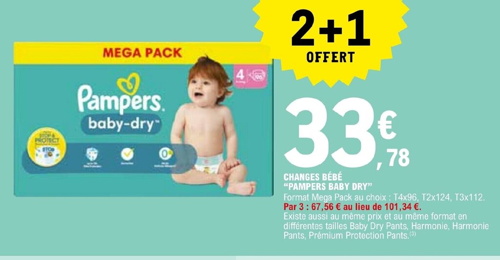 auchan pampers do 3 kg