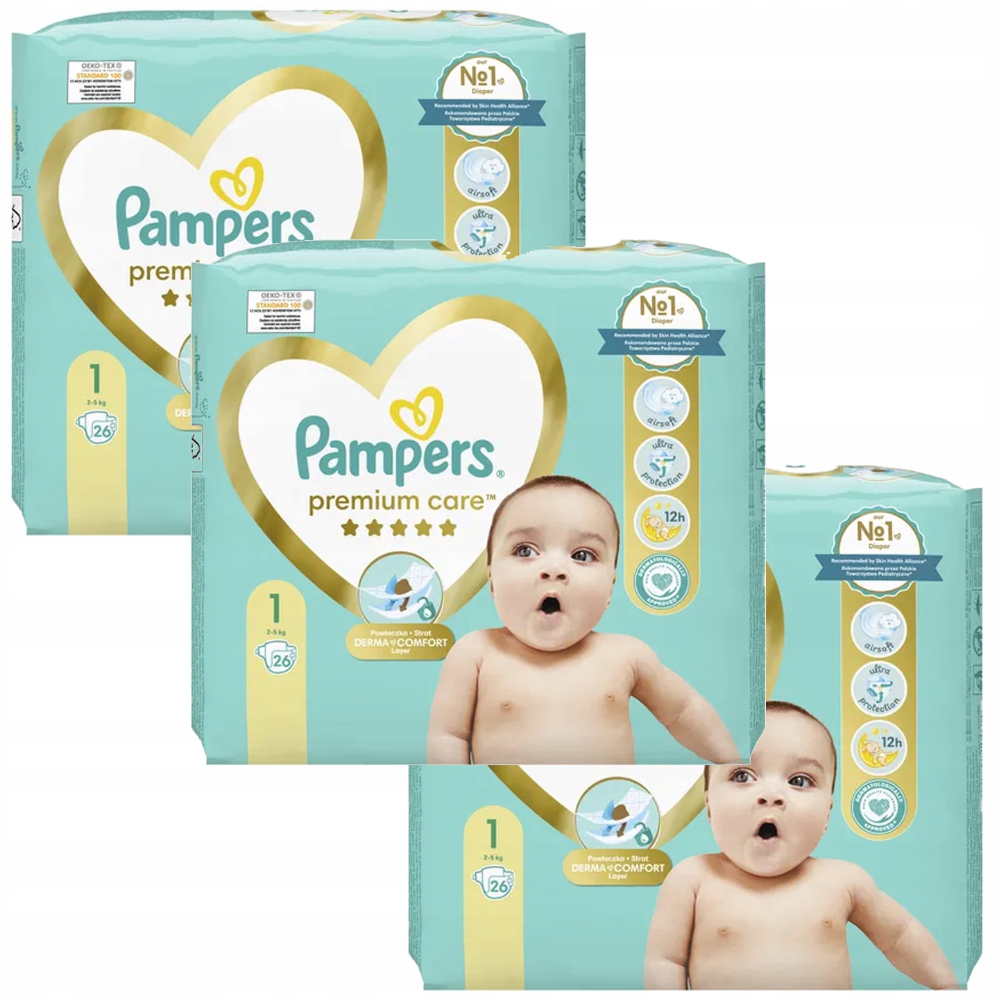 pieluchy pampers premium care 1 new born