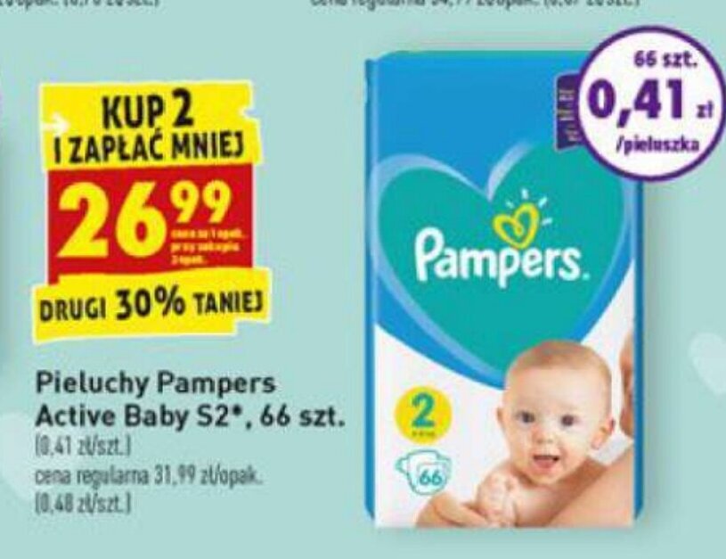 o ile kosztują pampersy lupilu a ile pampers