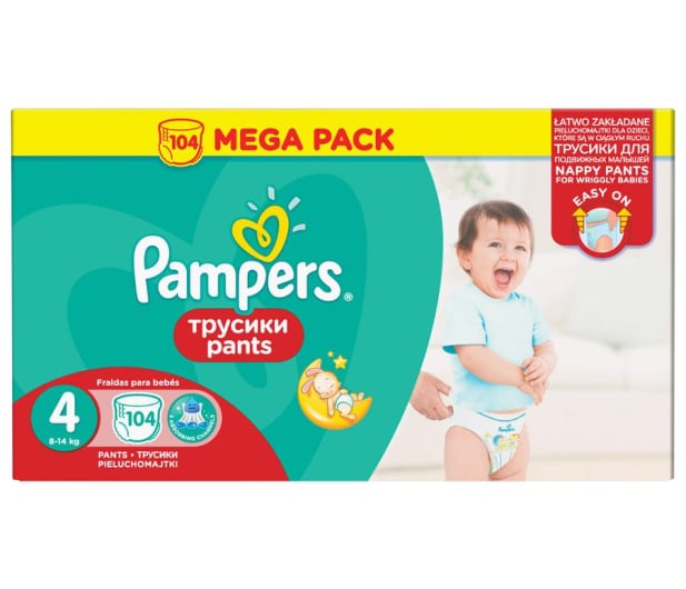 frsh clean pampers 4 pak