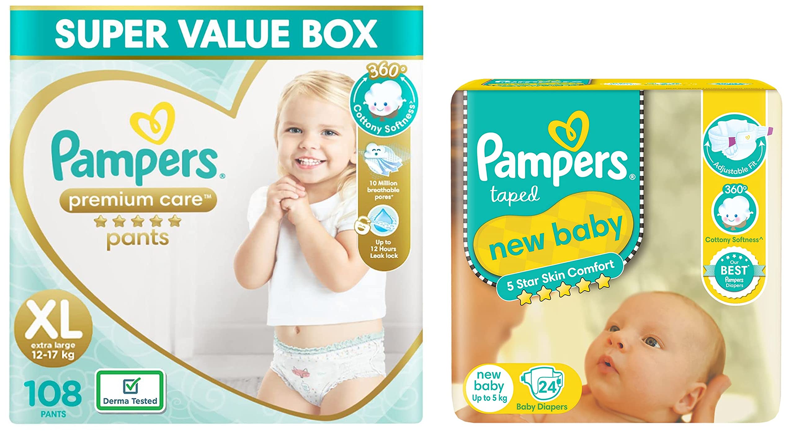 pampers splashers 24 count