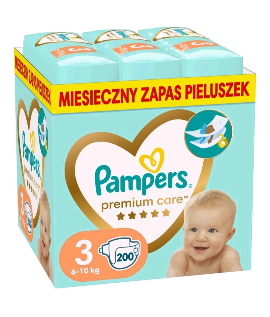 pieluchy pampers premium care newborn cena