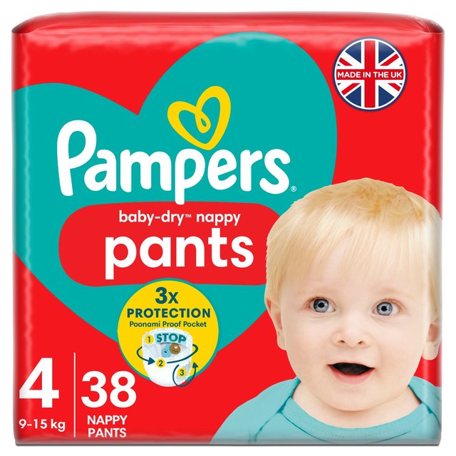 pampers pomarańczowe