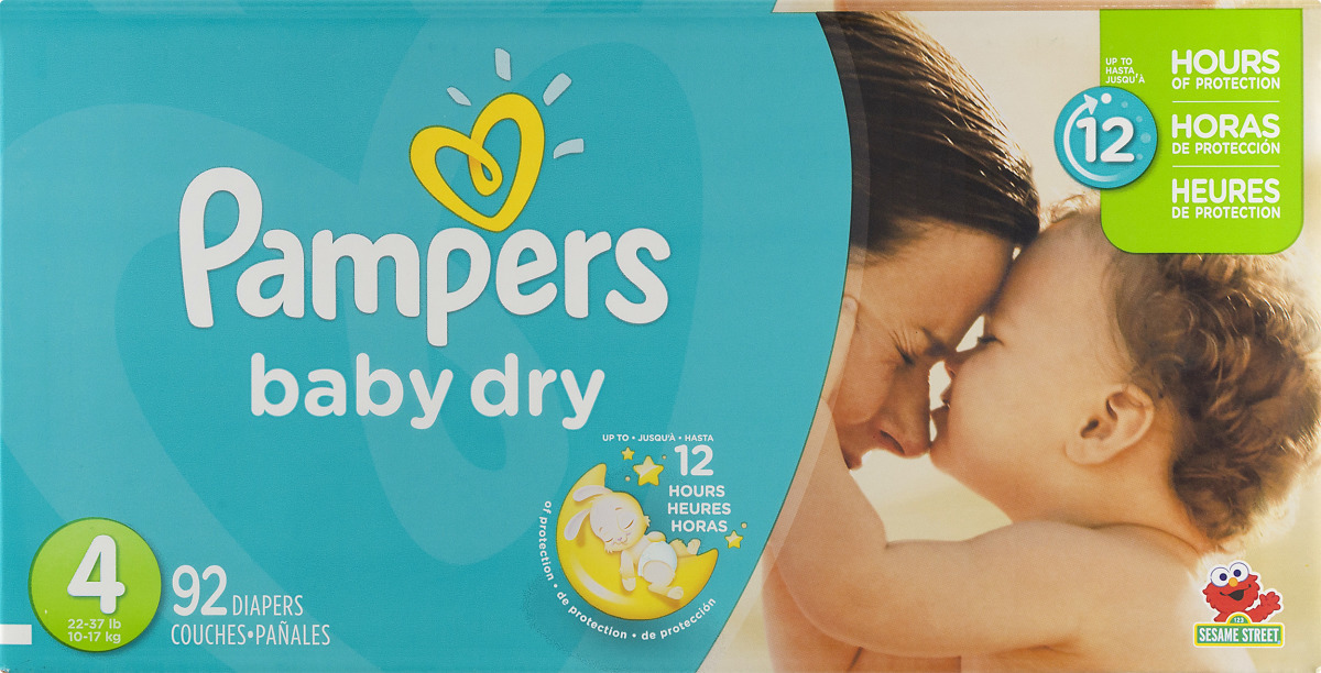 pampers active baby monthly box s4 174 ks