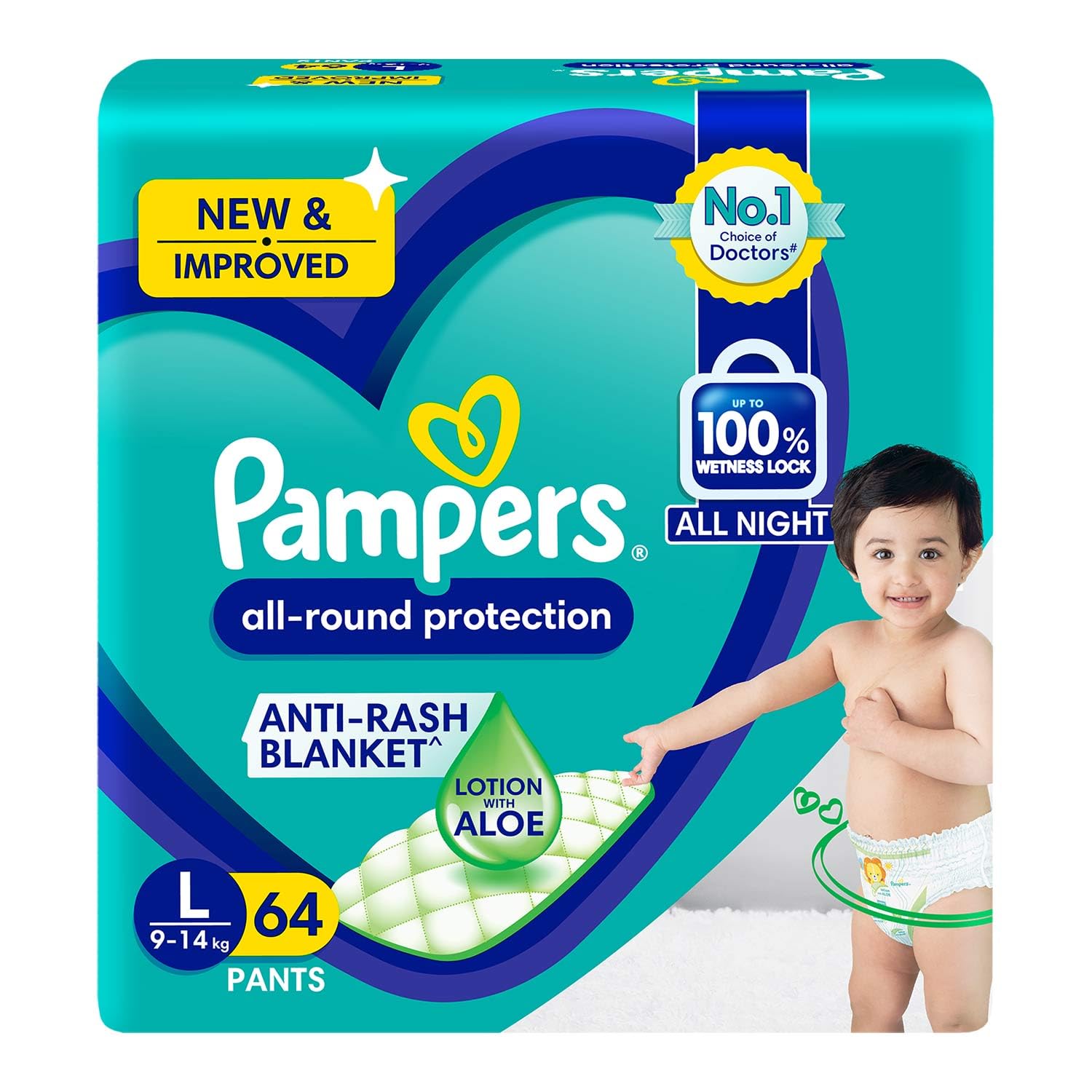 pampers rumiankowe