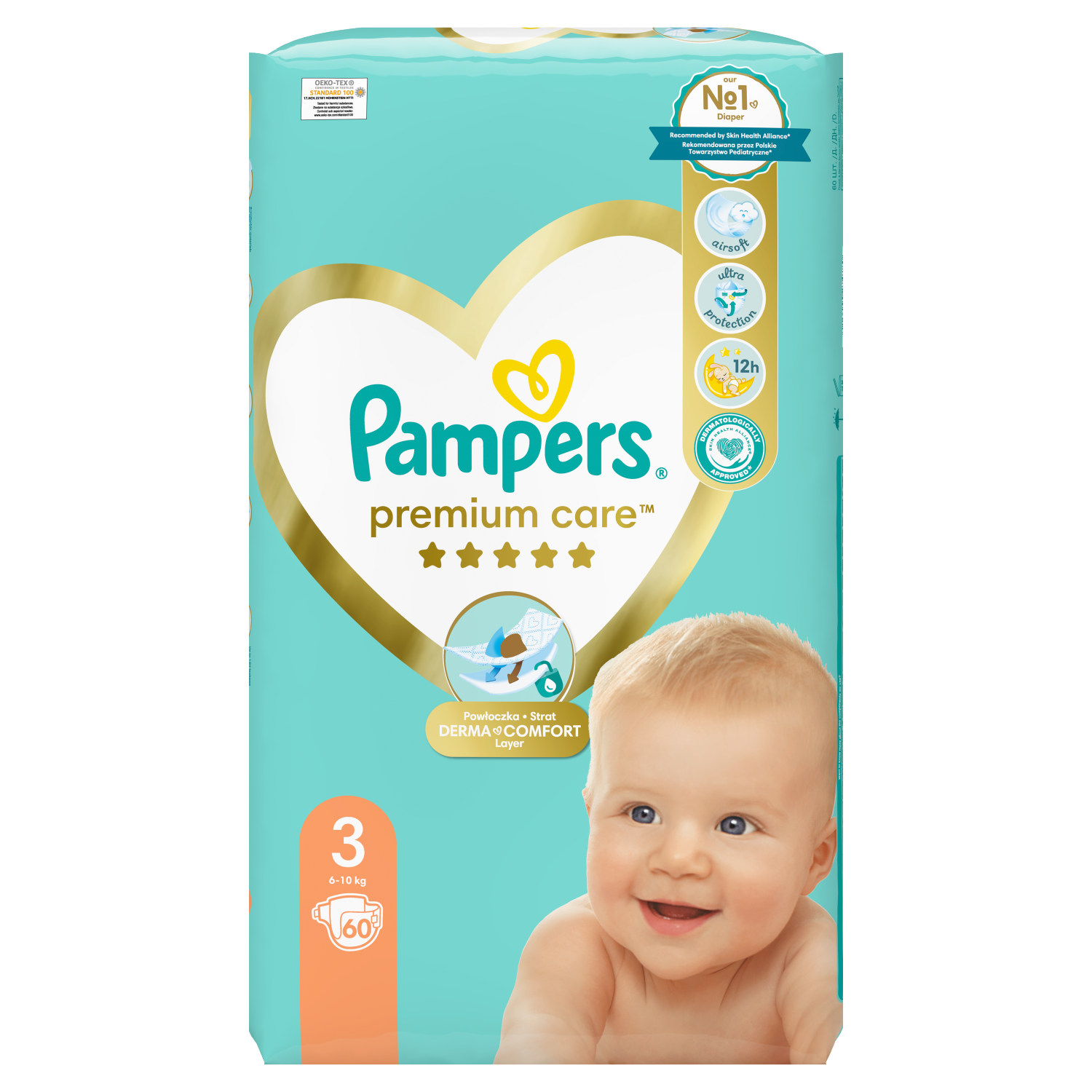 mole w pieluszkach firmy pampers