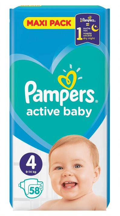 ieluchy pampers active baby maxi pack 2 mini 228szt