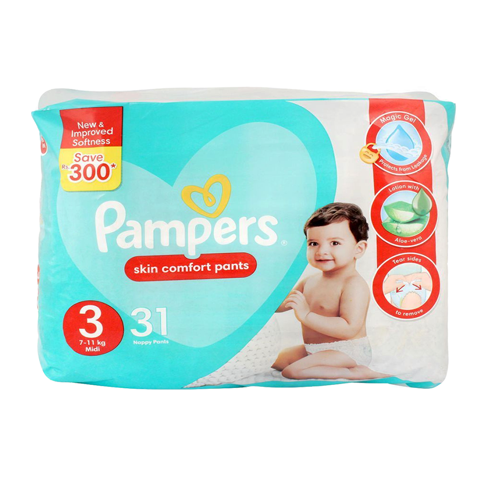 204 sztuk pampers 3