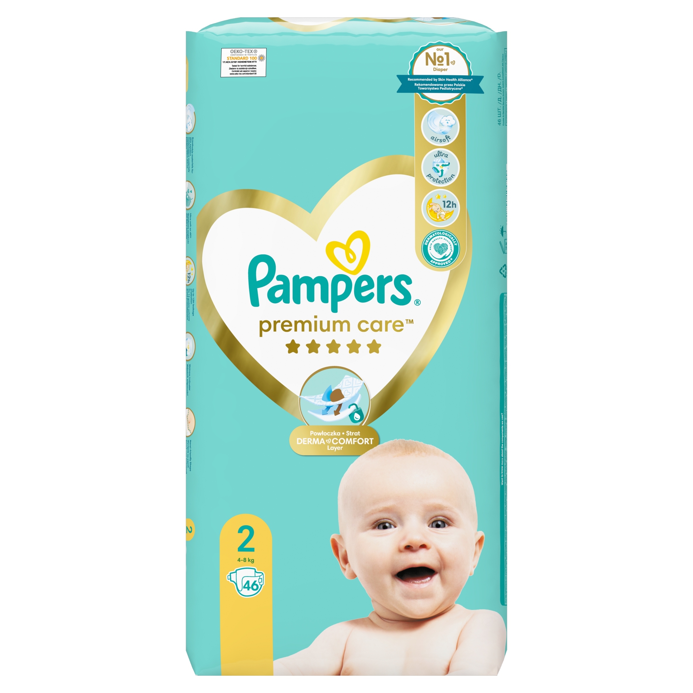 Japońskie pieluszki Whito NB 0-5kg 3h